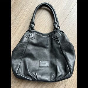 Marc Jacobs ‘Electro Q Fran’ black leather hobo bag